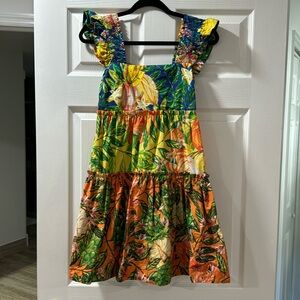FARM RIO
Caipirinha Tiered Printed Mini Dress